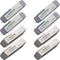 Premium Sand Erasers, Set of 8 Frosted Erasers for Pens and Ink - School and Office Supplies