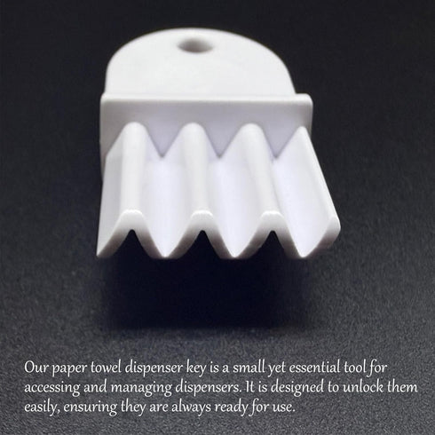 Toilet Paper Dispenser Key,Paper Towel Dispenser Key Replacement Tissue Dispenser Key Hard Plastic Wa-ffle Toilet Paper