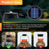 Daknswte 4 Pack 3.23 Inch, 2.83 Inch), Solar Light Replacement Top, Solar Panel for Outdoor Lights (Top Bottom