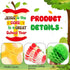 TaoBary 84 Pcs Jesus Is The Core Bulletin Board Set, 3D Apples Cutouts for Back to School Decor