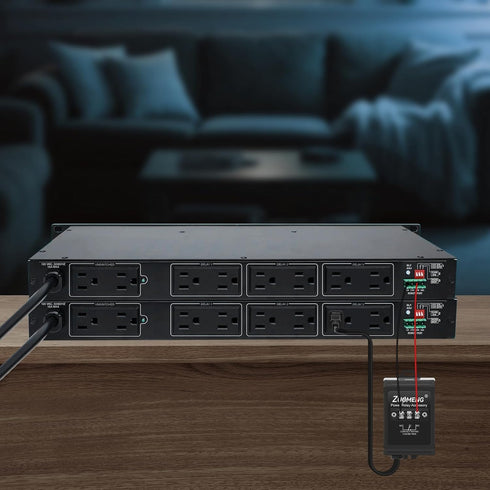 Zuomeng 120V Power Relay Accessory for Expanding Switched Outlet Capacity, Detects AC, SPDT Relay Trigger, Ideal
