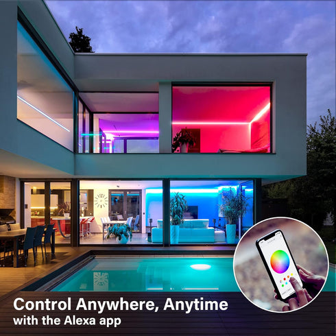 Sengled 32.8ft 16 25,000 Smart LED Strip Lights WiFi LED Lights Compatible with Alexa and Google Home Million Colors