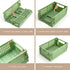 Xhwykzz 4 Pack Mini Foldable Plastic Small Baskets, Collapsible Storage Crate for Home, Office, Classroom, Mini Size