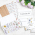 XXINMOH 102 PACK (4"x6") Floral Thank You Cards With Envelopes - Wildflower Blank Cards With Adhesive Envelopes