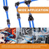 Quick Connect Air Hose Fittings, 1/4”OD Push to Connect Fittings Pneumatic Kit (15 Splitters, 15 Elbows, 15 Tee, 15