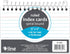 C-Line 3 x 5 Spiral Bound Index Card Notebook, Ruled, 50/PK (48809)