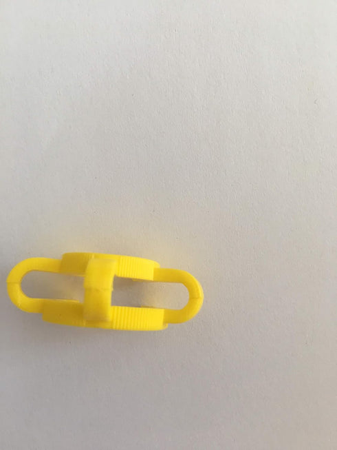 12 Pieces Keck Clips Ground Joints #14, Standard Taper POM for Joints 14/20 and 14/35 (Yellow, #14)