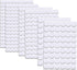 580 Pcs Self-Adhesive Screw Hole Stickers - 6-Table Self-Adhesive Screw Covers Caps Dustproof Stickers