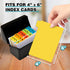 Chell 4x6 Plastic Index Card Dividers, Heavyweight Poly Guides A-Z for Flash Cards, Pack of 25