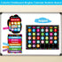 Chalkboard Brights Calendar Bulletin Board Set Colorful Classroom Decoration 99 Pcs