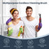 11-Piece IPX7 LifeBasis Rechargeable Power Scrubber Kit, Cordless Electric Cleaning Brush, Waterproof Electric Grout