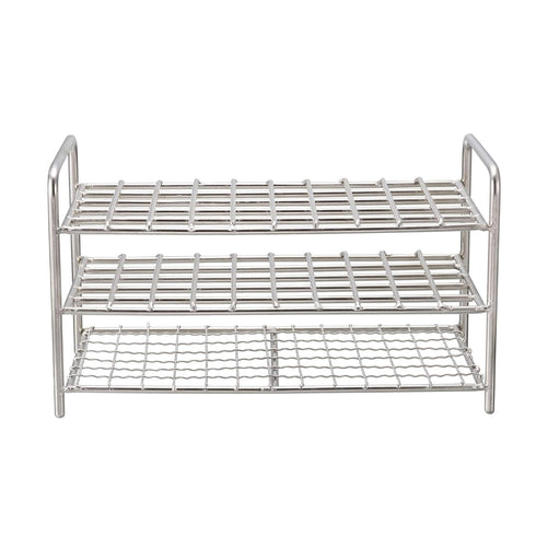 uxcell Stainless Steel Test Tube Holder Rack 50 Hole 3 Layer for 10-13mm Tubes