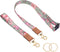 Wisdompro Lanyards for Keys, Cute Wrist & Neck Lanyard for Women, Breakaway Lanyard for ID Badges, Car Keys
