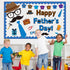 Father's Day Bulletin Board Decoration Set, Happy Father's Day Cutouts, Father Child Bulletin Boards for Classroom Decor
