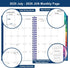 Planner 2025-2026 - Academic Planner Weekly and Monthly with Tabs, July 2025 - June 2026, 6.25" × 8.3"