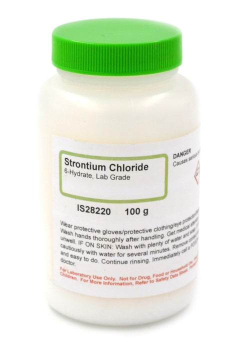 Innovating Science Lab-Grade Strontium Chloride 6-Hydrate, 100g