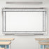 Whaline 65.6ft Dot Bulletin Board Borders, White Black Dot Die-Cut Rolled Trim for School Office Decoration