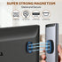 Ninsula 4 Pack Magnetic Remote Control Holder Wall Mount, No Drill Self-Adhesive Organizer TV Remote Holder, Black