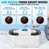 48KHz 400ML, Ultrasonic Cleaner, Jewelry Cleaner Ultrasonic Retainer Cleaner for Eyeglasses Rings Watch Band Necklace