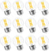 GvvooHome G16.5 LED Bulb Dimmable, 6W, 60 watt Equivalent, 4000K Neutral White