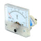 YOKIVE Analog Panel Voltmeter, 85C1 DC0-50V Gauge for Circuit Testing Measurement Equipment (White, Rectangle)