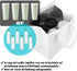 Ubamdom 20 Pack (9.4 5.9 9.4 Inches, Insulated Take Away Bags Bulk Thermal Insulation Food for Coffee Milk Tea Hot Cold