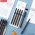 Black Pens Bulk, Ball Point Pens, Smooth Writing, No Smear, Medium Point, Retractable Click Pens, School Office (60