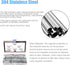 DYWISHKEY 360PCS 304 Stainless Steel Cotter Pin Assortment Kit