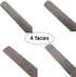 Honbay 1PCS Half Round Wood Rasp File, Carbon Hand File in Black Storage Bag for Polishing