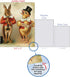 The Best Card Company Jumbo Easter Greeting Card (1 Pack) 8.5 x 11 Inch with Envelope - Jumbo Funny Bunnies