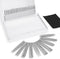 Carbide Burr Set - 20 Carbide Rotary Tool Bits, 1/8'' Shank Diameter for Engraving and Grinding