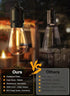35FT 10+1 Bulbs, 2700K Brightown Outdoor String Lights with Shatterproof Edison Waterproof Hanging Patio Lights Outside