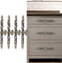 MUNEFE 4 Sets Bronze Round Handles, Kitchen Cabinet Knobs, Cabinet Handle for Tv Cabinets, Wardrobes, Bedside Tables