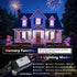 4th 200 66FT 13 4th of July Red White and Blue Lights, Connectable LED String Lights Plug in, Modes July Twinkle Lights