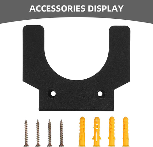 Wall Mounted Angle Grinder Rack Heavy Duty Iron Storage Bracket with Screws Vertical Grinder Holder for Workshop Garage