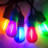 Meconard 15Pack S14 Colored LED String Light Bulbs, 1 Watt Plastic Shatterproof, E26 Medium Base, Multi-Color