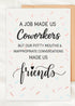 TEEMI -Funny Birthday Card for Coworker Colleague, Humor Going Away Card for Work Friend