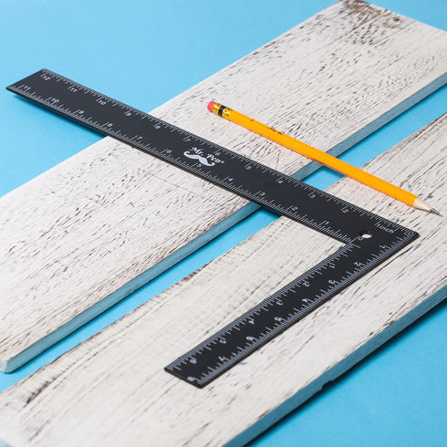 Mr. Pen Carpenter Square, 8 x 12 inch Framing Square, Right Angle Ruler, Steel Square for Framing Tools