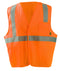 OccuNomix Unisex Adult Class 2 Mesh - 5pt Breakaway Hook & Loop Safety Vests, Orange, Small US