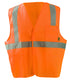 OccuNomix Unisex Adult Class 2 Mesh - 5pt Breakaway Hook & Loop Safety Vests, Orange, Small US