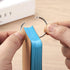 8 Pack, 2.2"x3.5", 400 Counts Blank Flash Cards with Ring for Studying, Colored Index Cards with Ring Note Cards Heavy