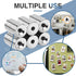 MIKEDE 50Pcs Strong Neodymium Magnets, Small Round Magnets with Hole for Locker, Tool Storage, and Crafts
