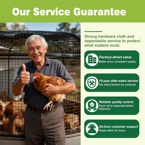 1/2 Inch 16in 50ft 19 Black Hardware Cloth x - Gauge Vinyl Coated Welded Wire Mesh Roll for Chicken Coop, Garden Fence