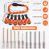 Bit Holder 1/4 inch Hex Shank Screwdriver Bits Holder, Portable Extension Bar Keychain Screw Adapter for Drill Bits