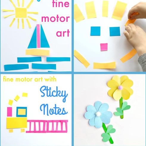 Sticky Notes 3x3 Inches Bulk, 28 Pack 2800 Sheets Colored Self-Stick Pads for Office, School, and Home