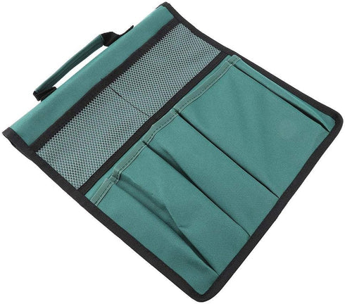 TOPINCN Garden Tool Pouch Foldable Portable Garden Kneeler Bench Kneeling Tool Bag Functional Storage Organizer