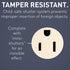 15 1597SWTTRLACCD4, 1 Count Legrand Radiant Amp Combination GFCI Self-Test Tamper-Resistant Electrical Outlet