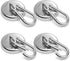 Ant Mag Heavy Duty Magnetic Hooks - 110lbs Neodymium Magnet Carabiner with Swivel Snap Hook for Indoor/Outdoor