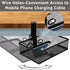 RHBLME Under Desk Drawer Storage, Black 360-Degree Rotating Clamp-on Swivel Pencil Drawer for Office Tables