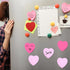Marspark Heart Shape Sticky Notes, Cute Self-Adhesive Pastel Heart Notepads, 300 Sheets for School Office Organizer